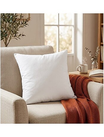 Coussin en polyester uni pop colors