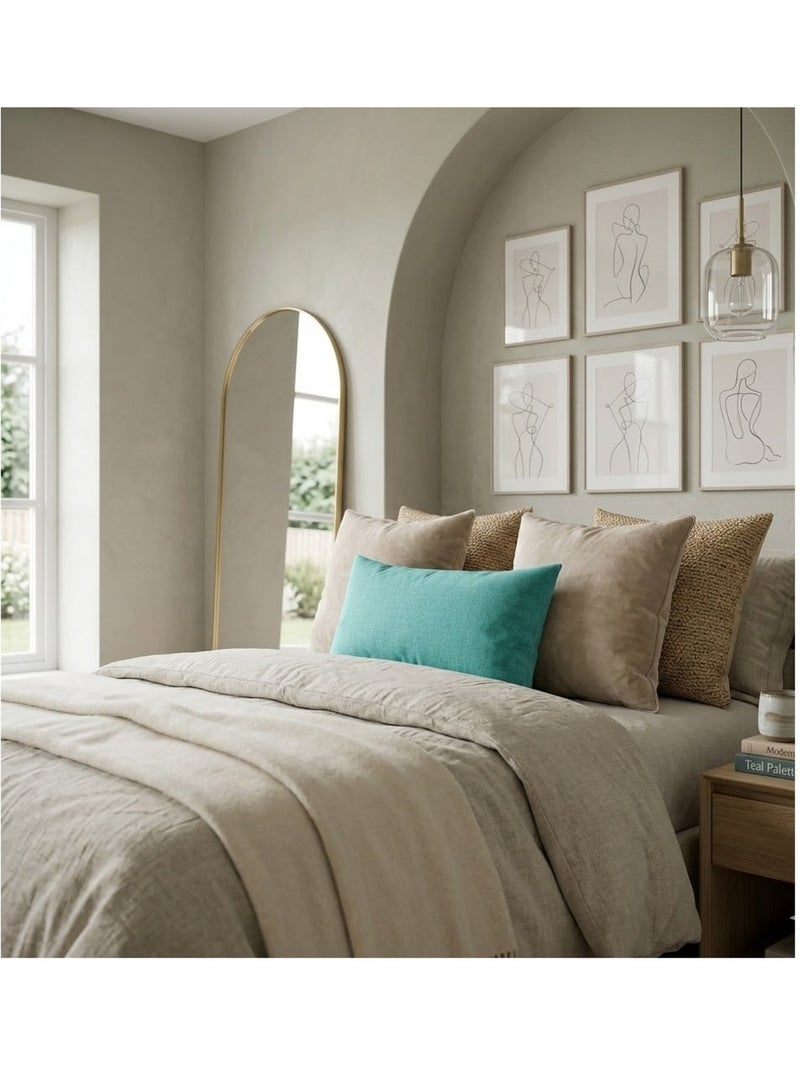 Coussin en polyester uni pop colors Bleu céladon - Kiabi