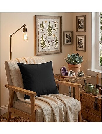 Coussin en polyester uni pop colors