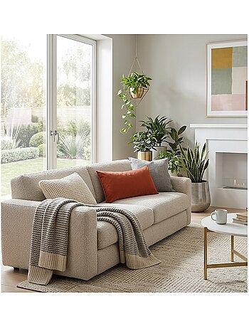 Coussin en polyester uni pop colors
