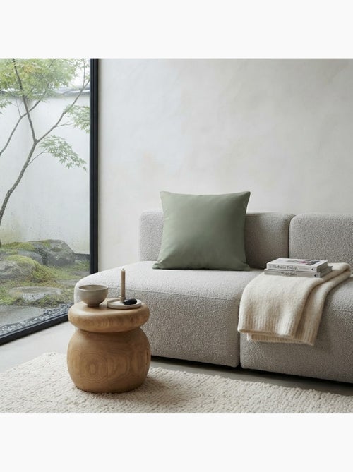 Coussin en polyester uni pop colors - Kiabi