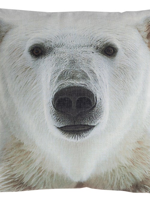 Coussin en polylin imprimé 'Deko&co' - Kiabi