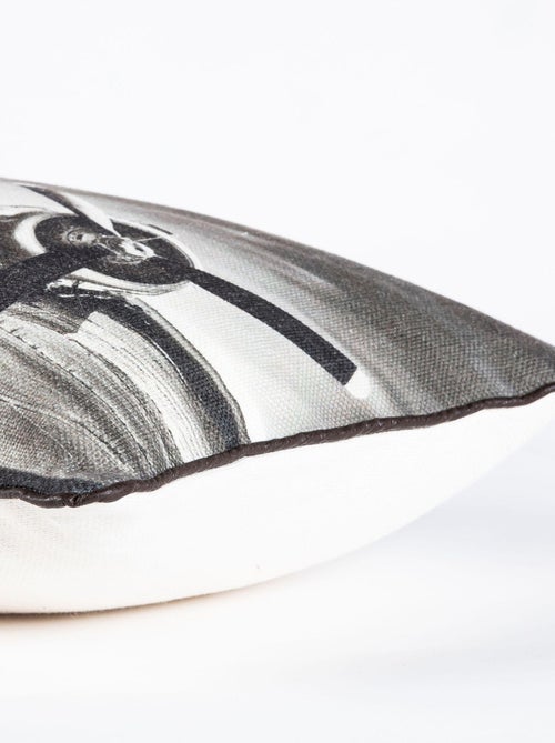 Coussin en polylin imprimé 'Deko&co' - Kiabi