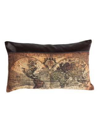 Coussin en polylin imprimé 'Deko&co'