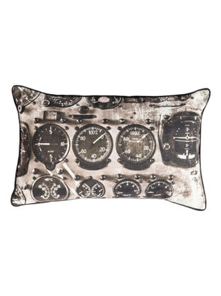 Coussin en polylin imprimé 'Deko&co'