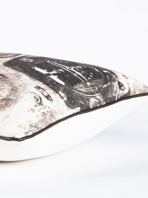 Coussin en polylin imprimé 'Deko&co' - Kiabi