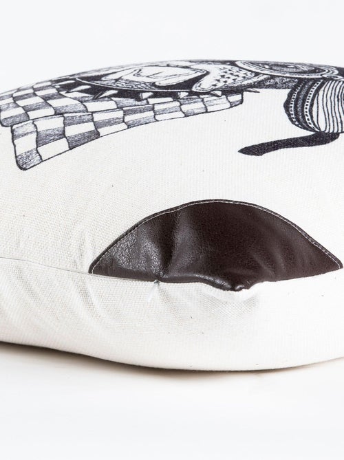 Coussin en polylin imprimé 'Deko&co' - Kiabi