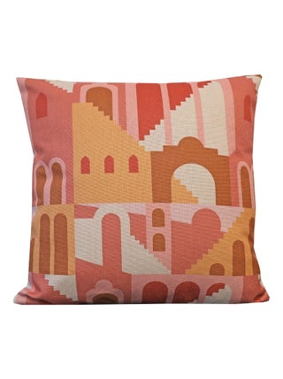 Coussin en polylin imprimé 'Deko&co'