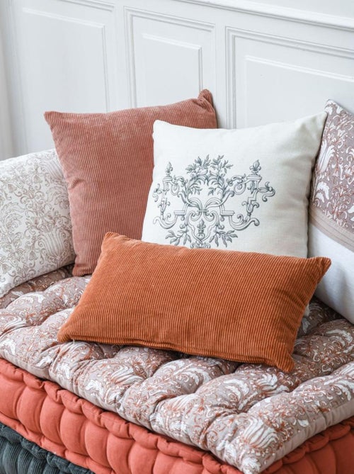 Coussin en polylin SALAMANDRE 'Deko&co' - Kiabi