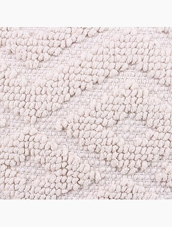 Coussin en tissu beige losanges 40x40cm