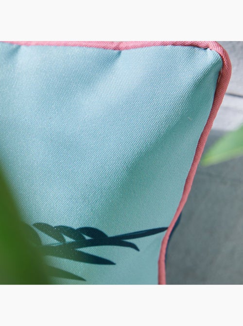 Coussin en tissu déperlant imprimé floral AMAZONIA - Kiabi
