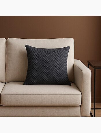 Coussin en tissu gris 50x50cm