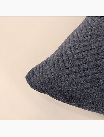 Coussin en tissu gris 50x50cm