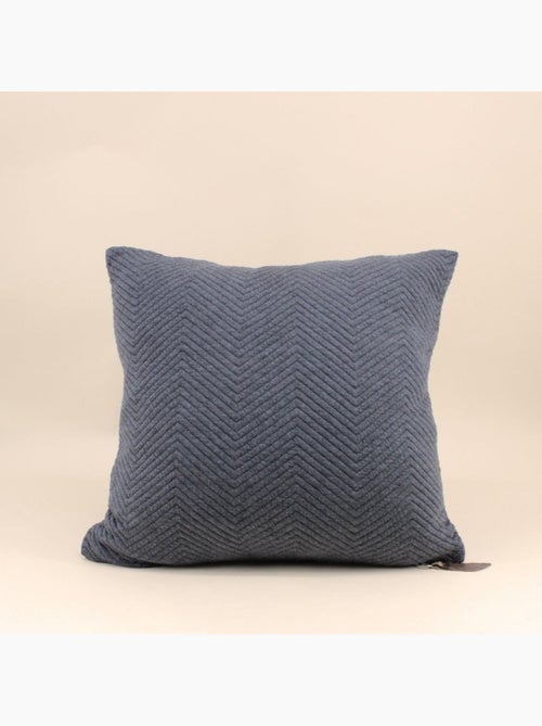 Coussin en tissu gris 50x50cm - Kiabi