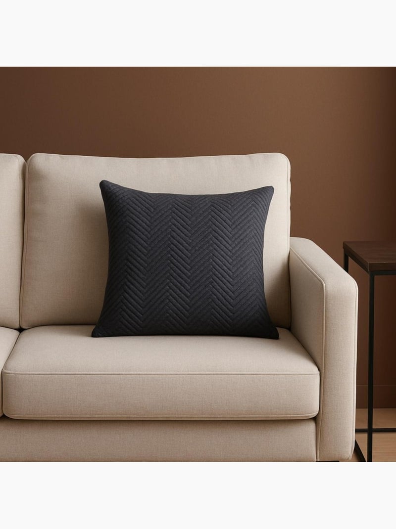 Coussin en tissu gris 50x50cm Gris - Kiabi