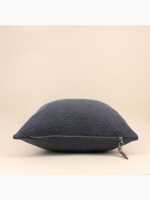 Coussin en tissu gris 50x50cm - Kiabi