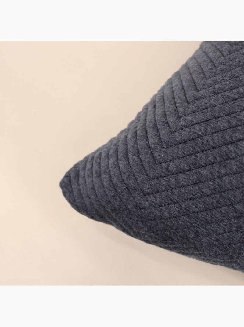 Coussin en tissu gris 50x50cm Gris - Kiabi
