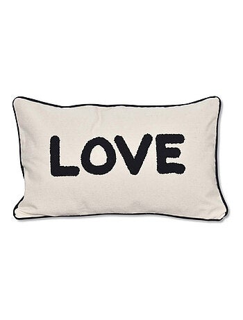 Coussin en toile Love