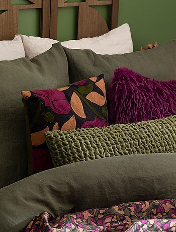 Coussin en velours - Effet 3D moelleux