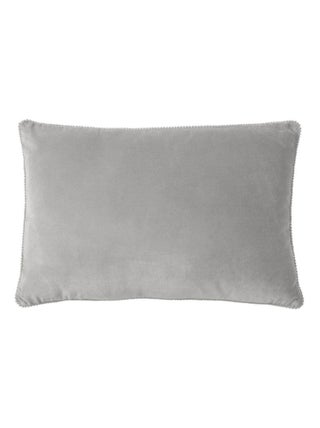 Coussin en velours avec contour perlé 'Deko&co'