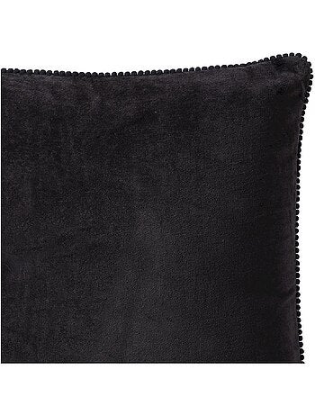 Coussin en velours avec contour perlé 'Deko&co'