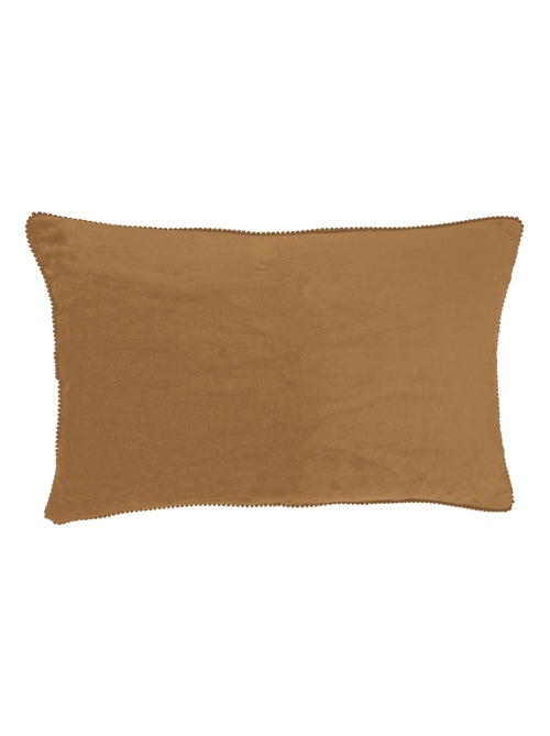 Coussin en velours avec contour perlé 'Deko&co' - Kiabi Coussin en velours avec contour perlé 'Deko&co' - Kiabi