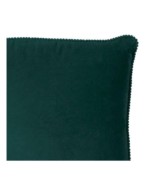 Coussin en velours avec contour perlé 'Deko&co' - Kiabi
