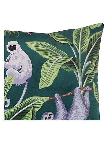 Coussin en velours avec imprimé Monkey 'Deko&co'