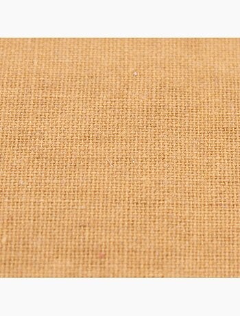 Coussin en velours brodé jaune 30x50cm