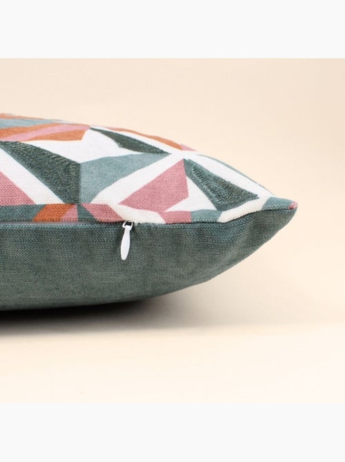 Coussin en velours coloré 30x50cm - Kiabi