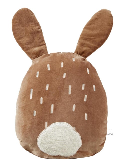 Coussin en velours coton Pompon le petit lapin - Kiabi Coussin en velours coton Pompon le petit lapin - Kiabi
