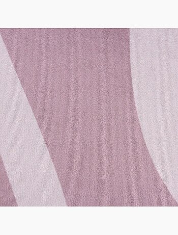 Coussin en velours zébré rose 40x60cm