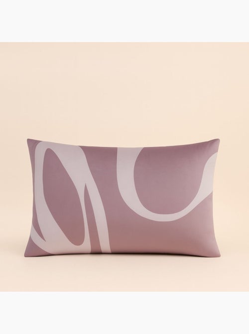 Coussin en velours zébré rose 40x60cm - Kiabi