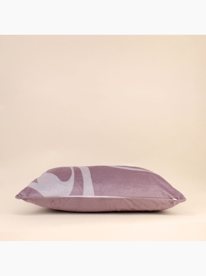 Coussin en velours zébré rose 40x60cm Rose - Kiabi