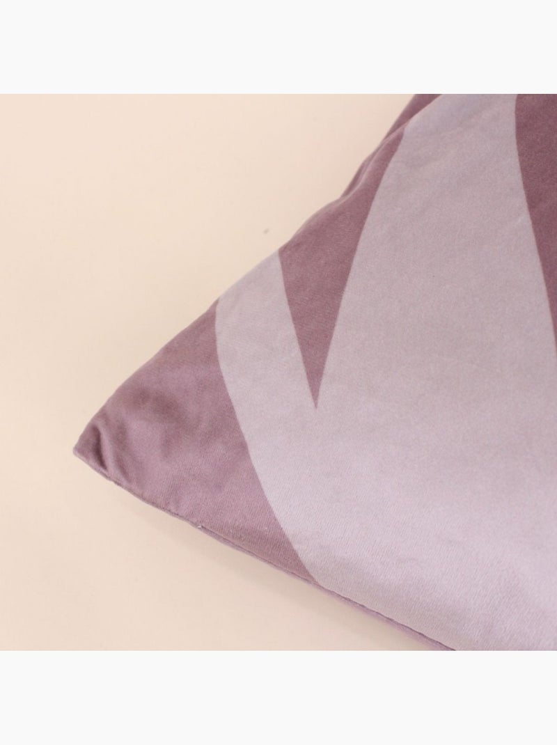 Coussin en velours zébré rose 40x60cm Rose - Kiabi