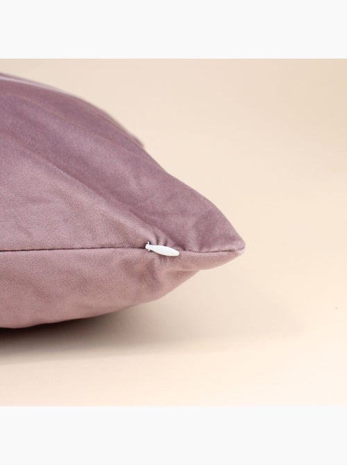 Coussin en velours zébré rose 40x60cm - Kiabi