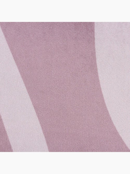 Coussin en velours zébré rose 40x60cm - Kiabi