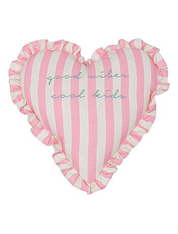 Coussin enfant en forme de coeur