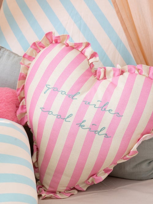 Coussin enfant en forme de coeur - Kiabi