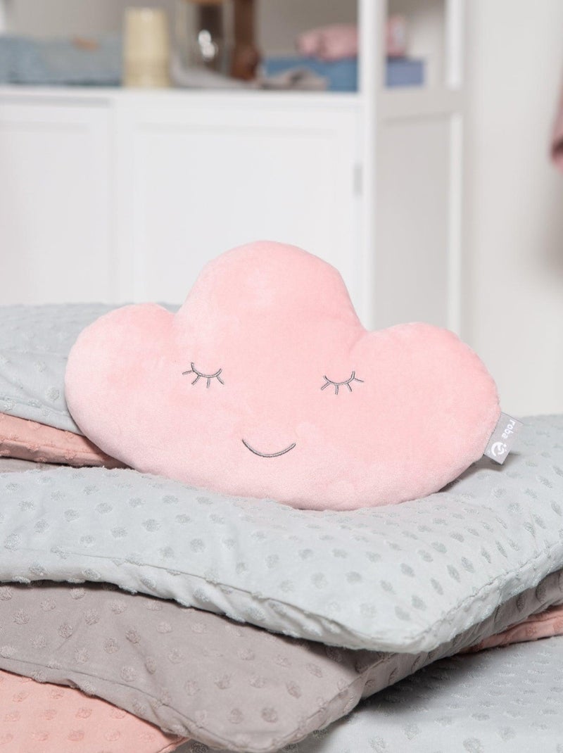 Coussin enfant nuage 'Roba Style' Rose pâle - Kiabi