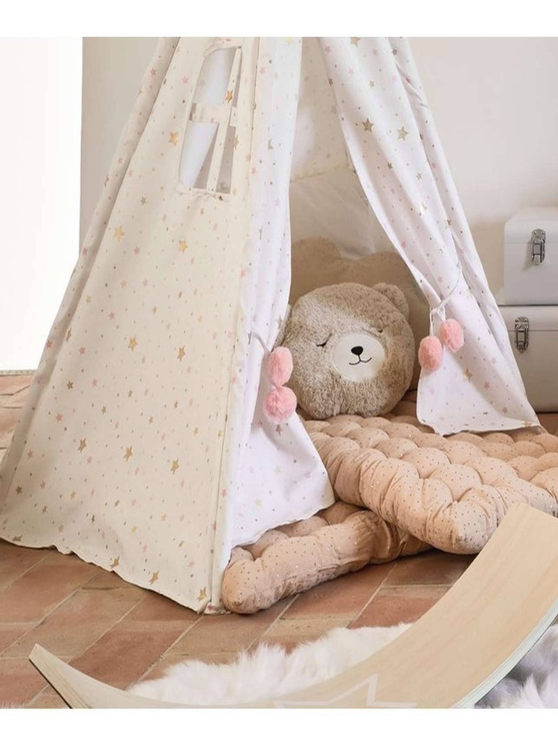 Coussin enfant ourson Beige - Kiabi