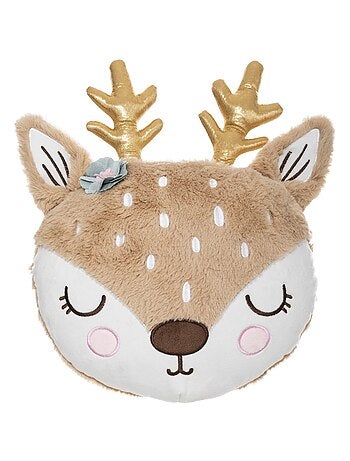 Coussin enfant tête de biche