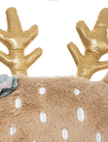 Coussin enfant tête de biche
