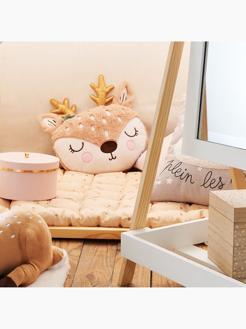 Coussin enfant tête de biche BICHE Marron - Kiabi