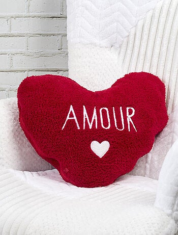 Coussin et plaid collection AMOUR TOUJOURS