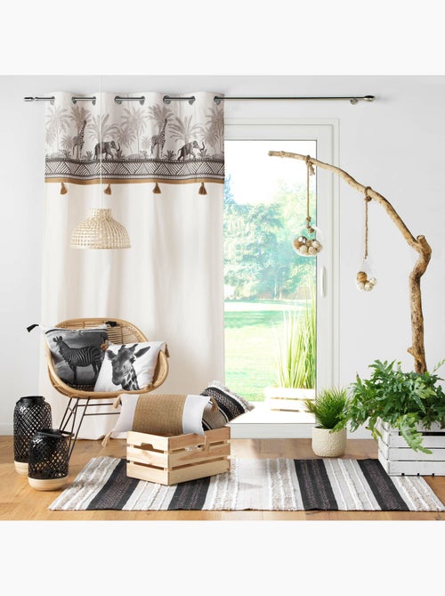 Coussin ethnique avec fils lurex - Kiabi