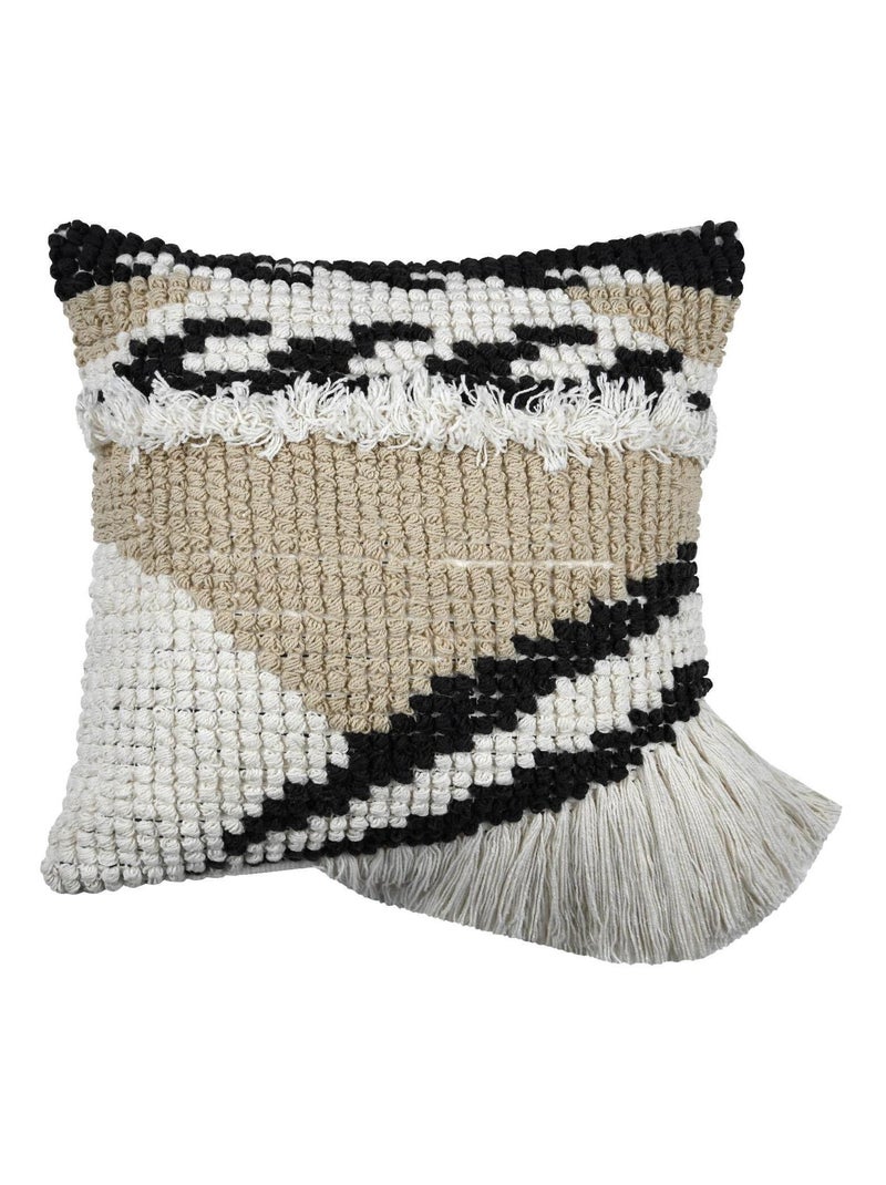 Coussin ethnique et authentique Beige - Kiabi