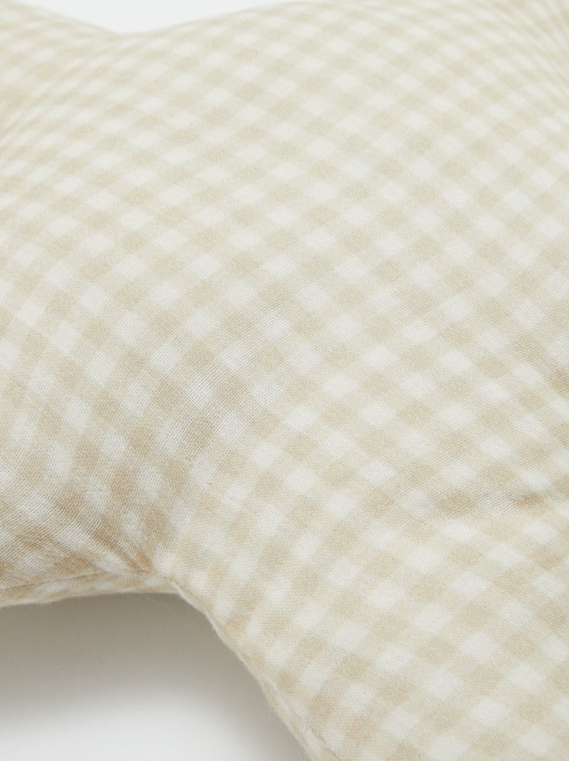 Coussin étoile - Kiabi Home Beige - Kiabi