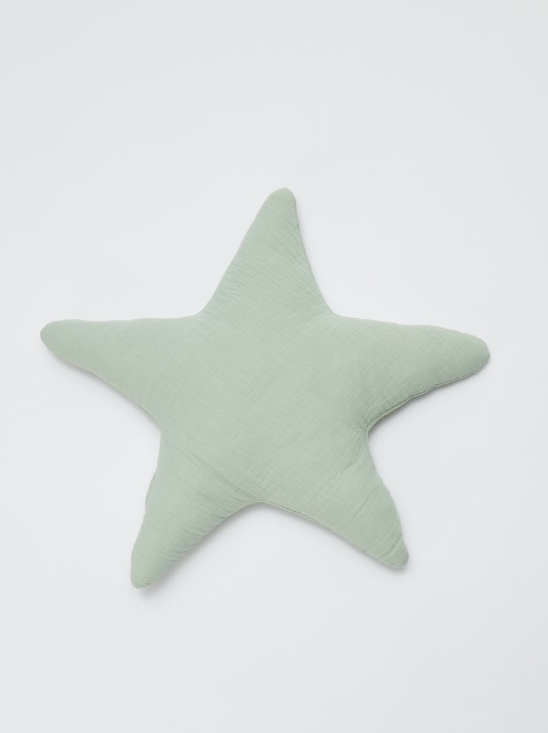 Coussin étoile - Kiabi Home Vert - Kiabi