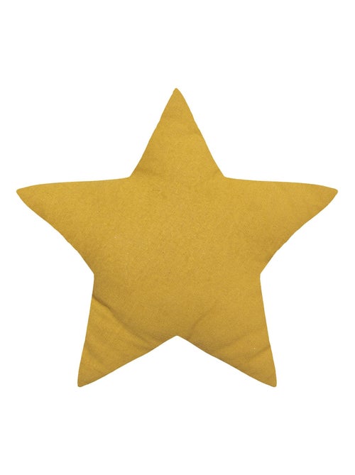 Coussin étoile à motifs métallisés - Kiabi